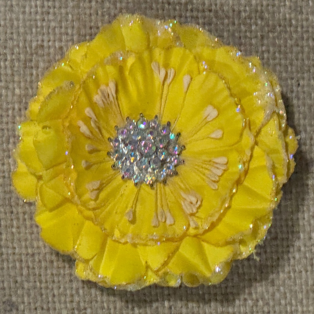 Yellow Flower Headband